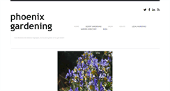 Desktop Screenshot of phxgardening.com